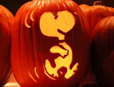 Scary Snoopy: Carve-a-Pumpkin - Better Homes &amp;amp; Gardens