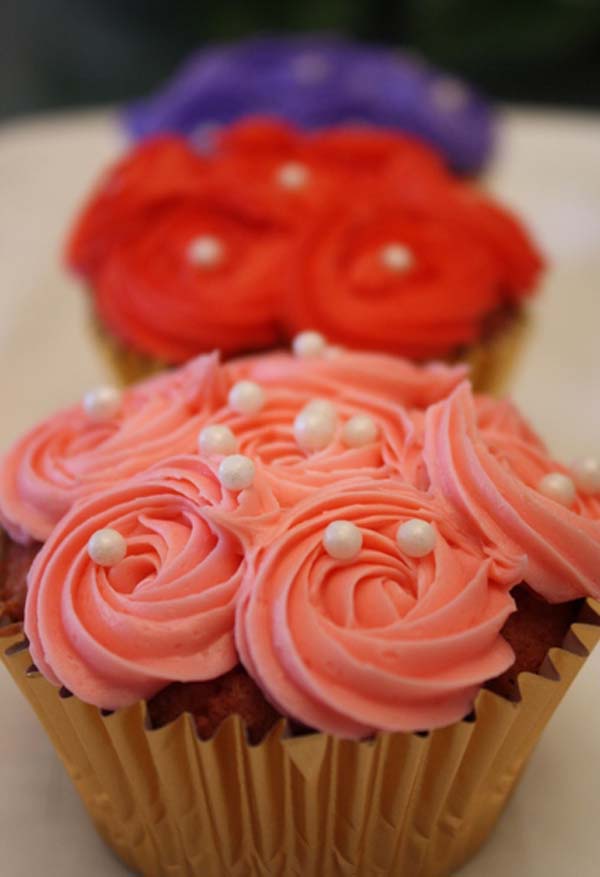 Love Heart Cupcake Decorations