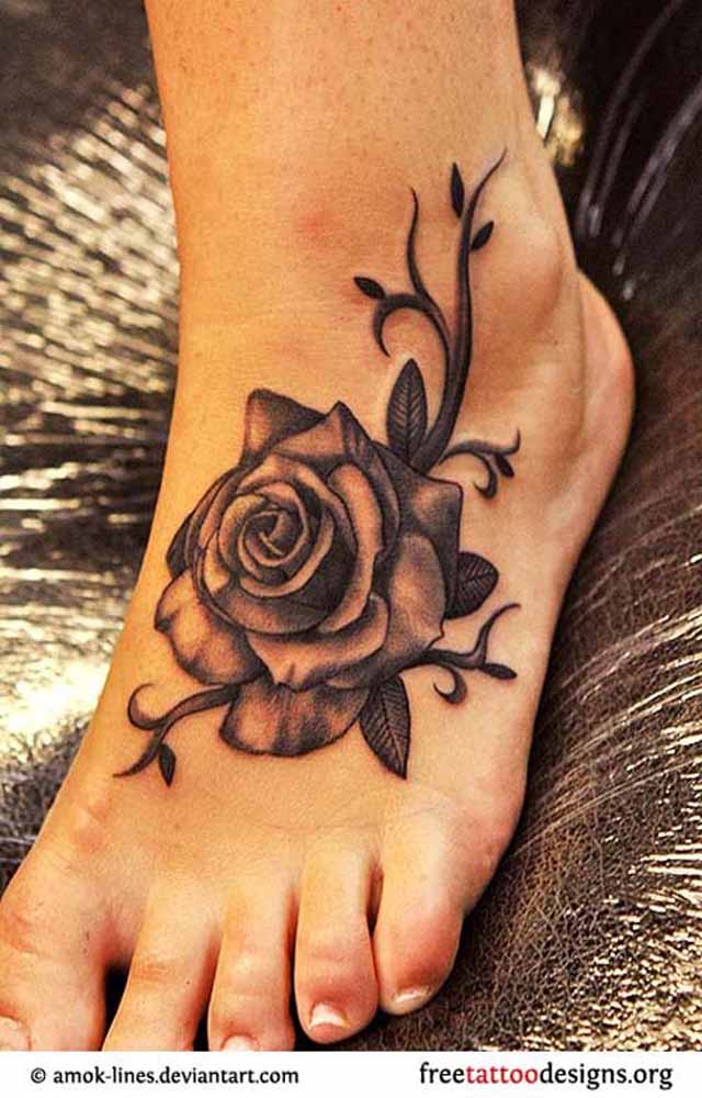 14 Cool Rose Tattoo Designs For Girls – Random Talks