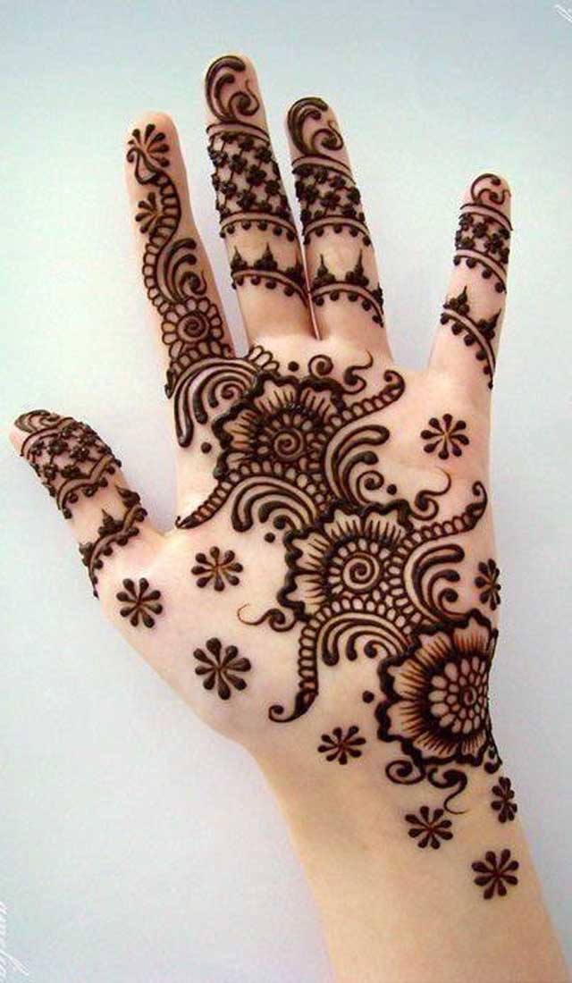 Wedding Special Gorgeous Arabic Mehndi | Simple And Beautiful Straight  Style Mehndi Design | Mehendi - YouTube