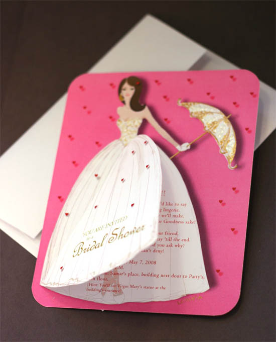 How To Make A Bridal Shower Invitation