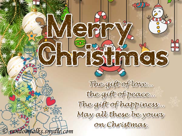 10 Free Merry Christmas Cards and E-cards – Random Talks