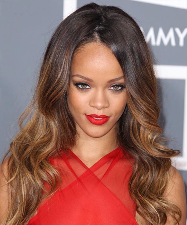 rihanna long hair