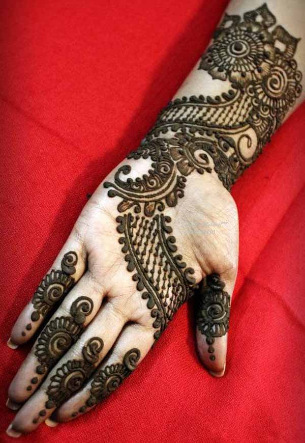 Easy Stylish Arabic Mehndi Latest Design 2020||Backhand Arabic Shaded Mehndi  Designs 2020 Collection - YouTube