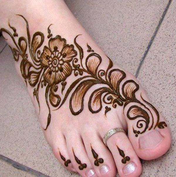 Beautiful & Easy Arabic Feet Mehndi Design by 9T9 Arts||Foot Mehndi Designs  Bridal||Beginners Mehndi - YouTube