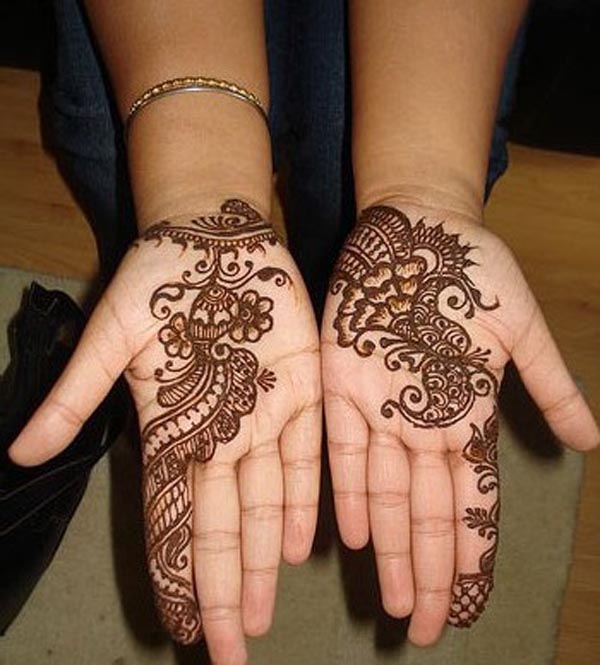 Mehndi Free Pictures - Arabic Mehndi Designs Inside Hand, HD Png Download ,  Transparent Png Image - PNGitem