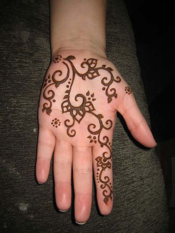 very simple mehndi designs for beginners 1